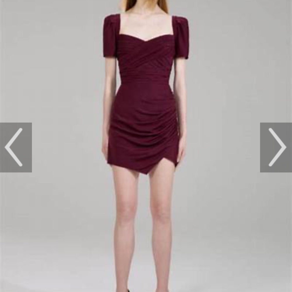 Self-Portrait Iris stretch crepe mini dress.  Size 2